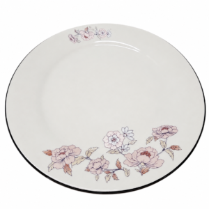 Set 6 Farfurii Ceramice decorative 20.3 cm cu model floral